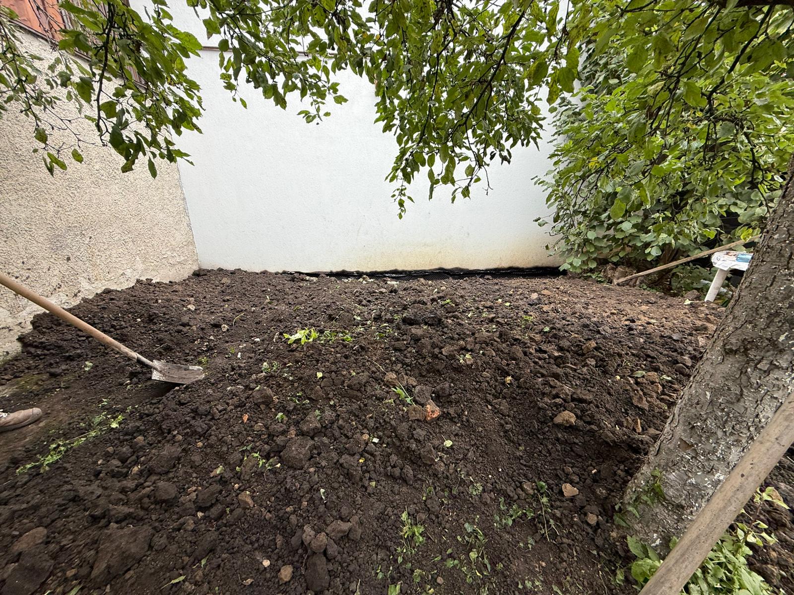 Foundation waterproofing after completion